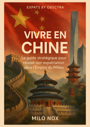Couverture du livre Chine – Vivre sans filtre de Milo Nox, guide d’expatriation lucide et complet pour s’adapter à la réalité chinoise.