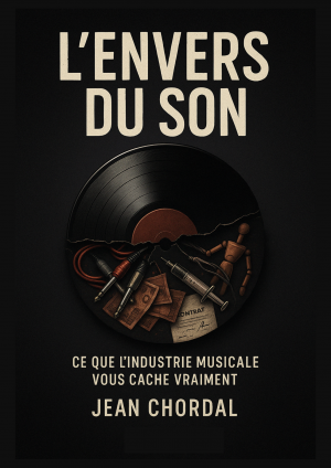 Couverture du livre L’Envers du son de Jean Chordal, un essai critique sur les dérives de l’industrie musicale et la fabrication des tubes.