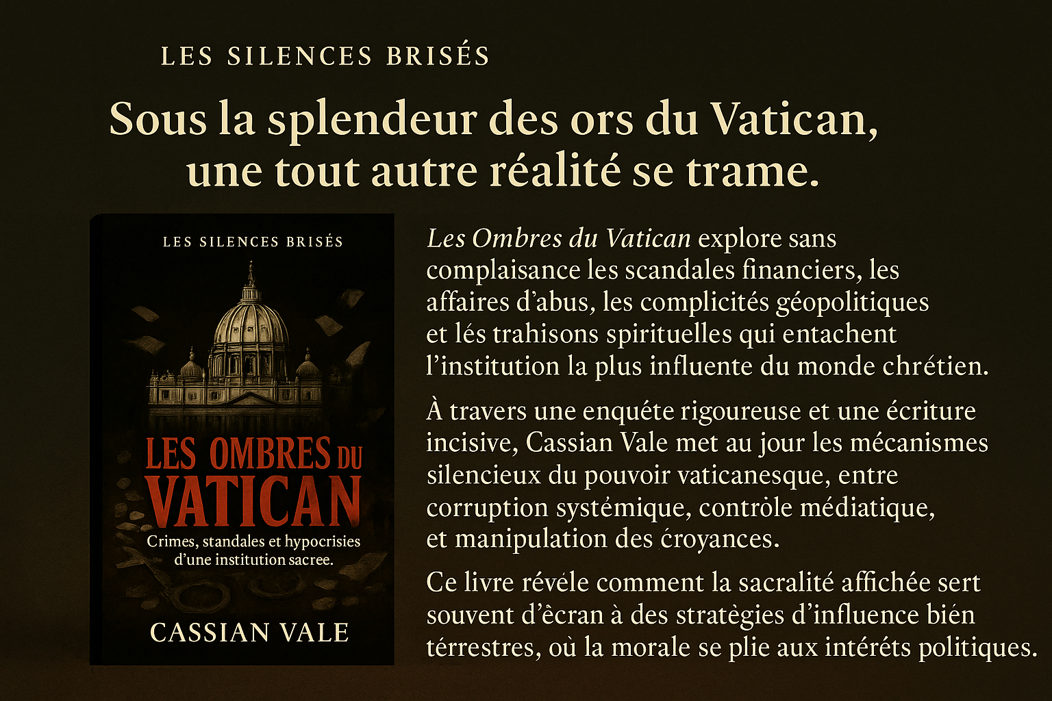Les ombres du Vatican