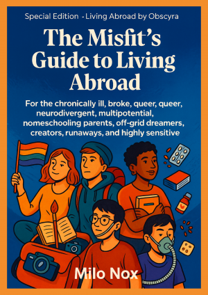 Cover of The Misfit’s Guide to Living Abroad by Milo Nox, Special Edition – Living Abroad by Obscyra