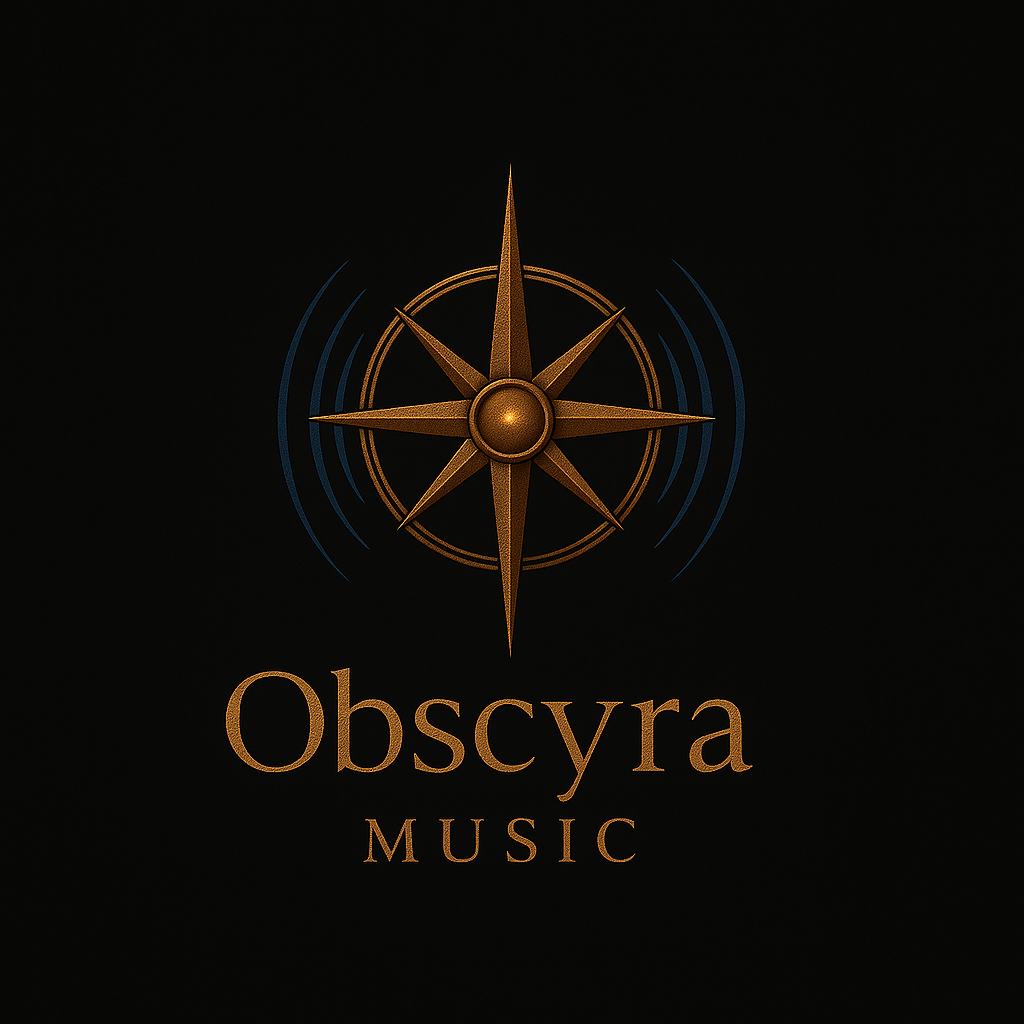 Boussole avec ondes sonores autour.