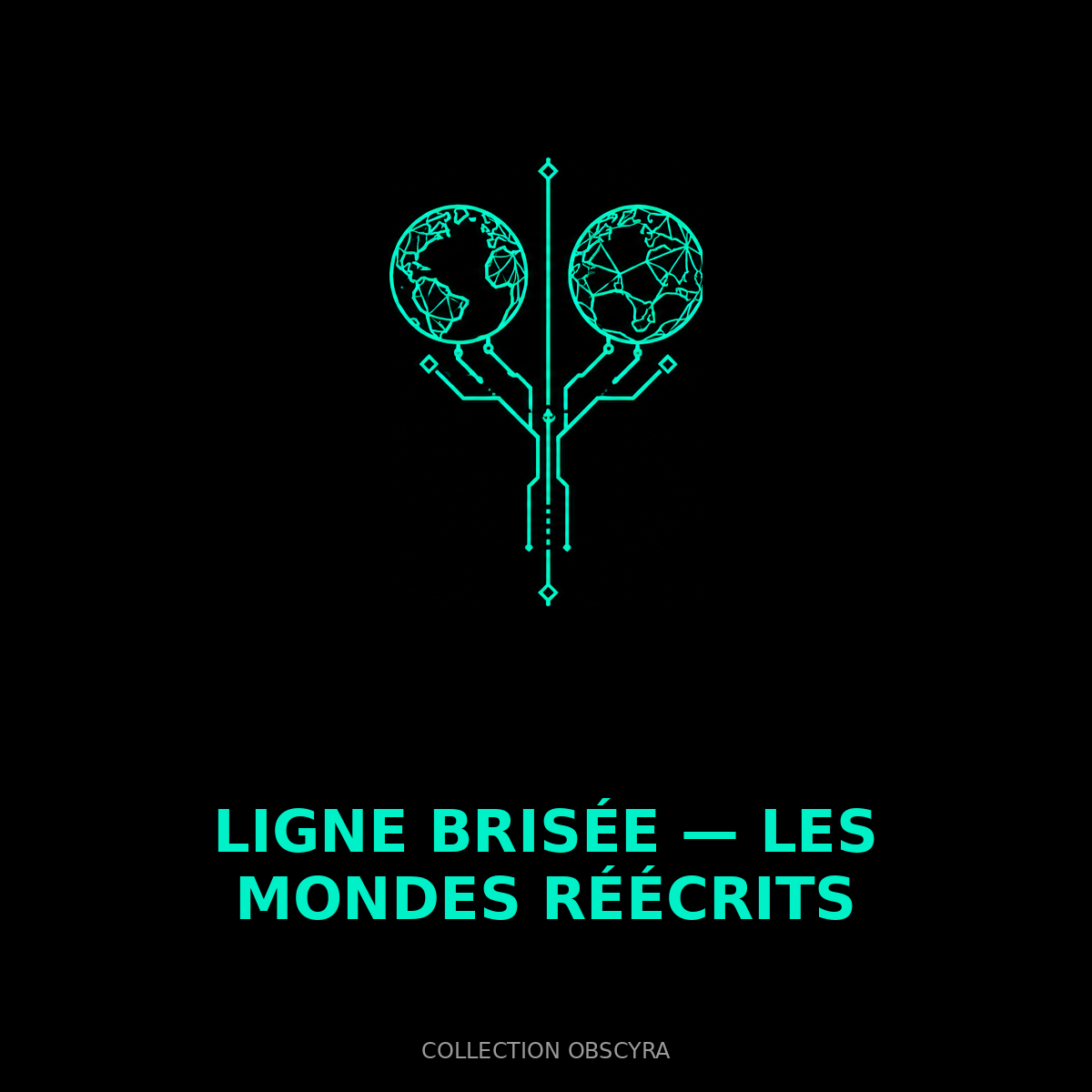 Logo Ligne Brisée — Les Mondes Réécrits