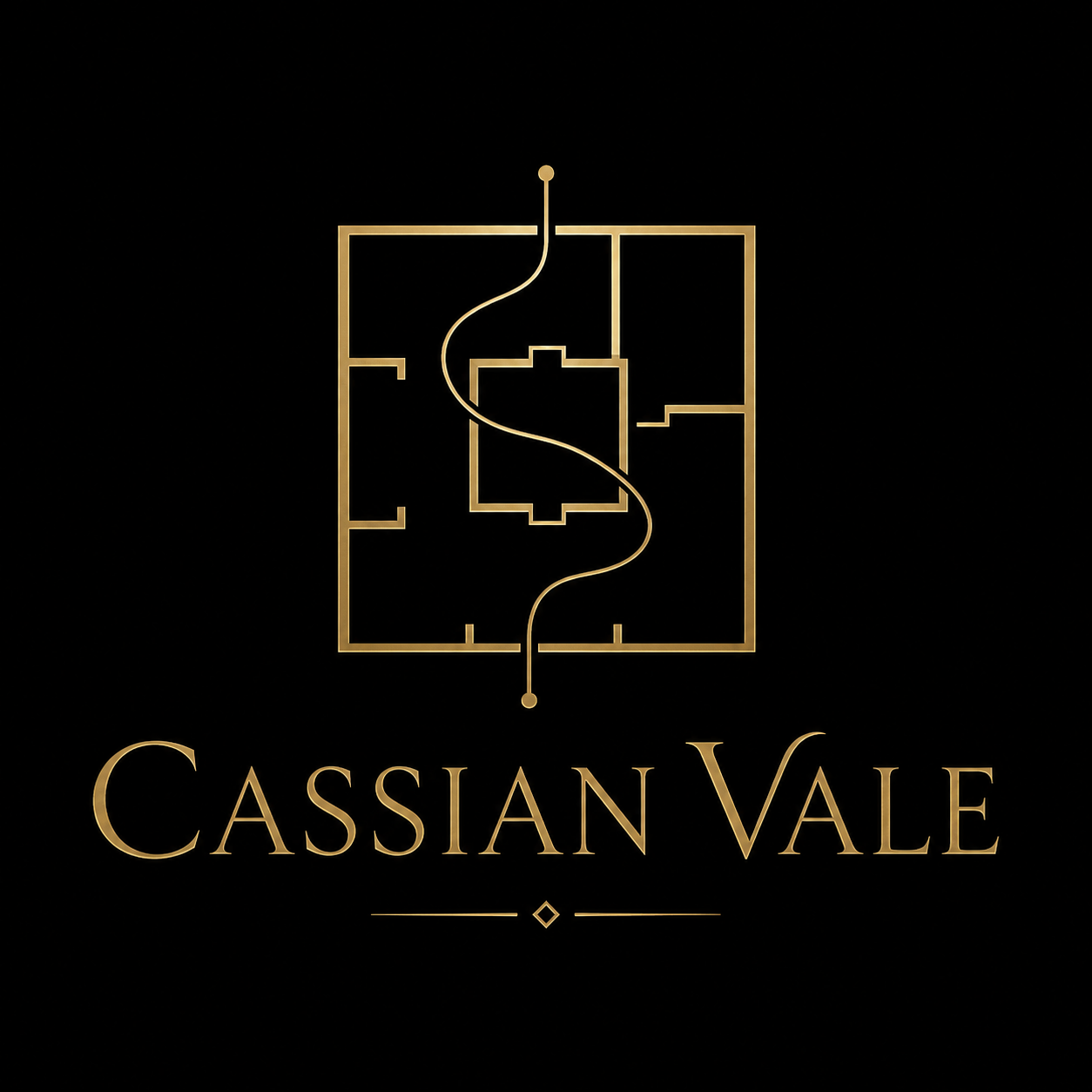 Logo officiel de Cassian Vale, auteur Obscyra
