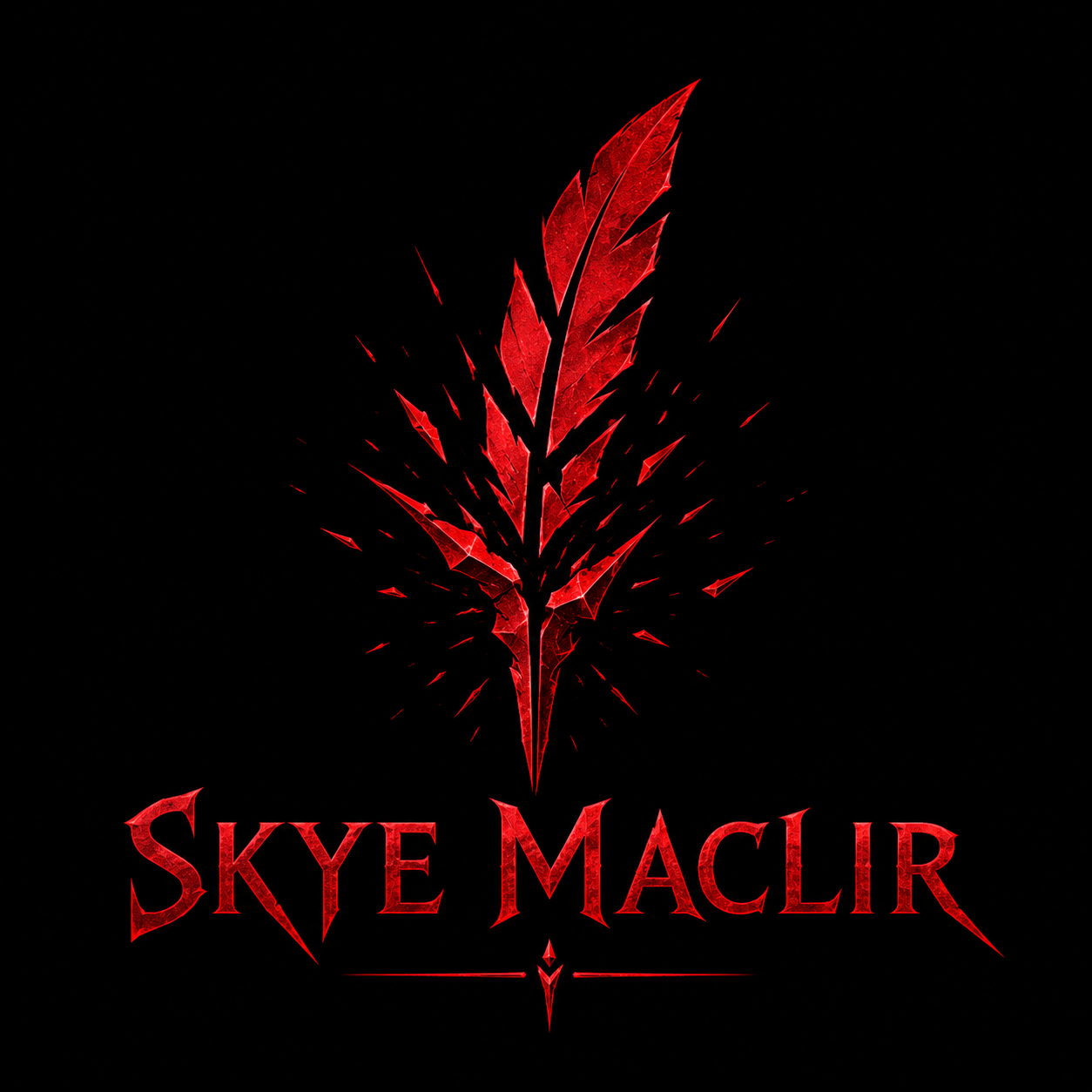 Logo officiel de Skye MacLir, autrice Obscyra