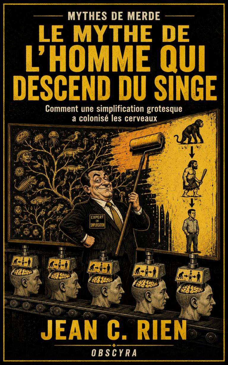Le mythe de l’homme qui descend du singe