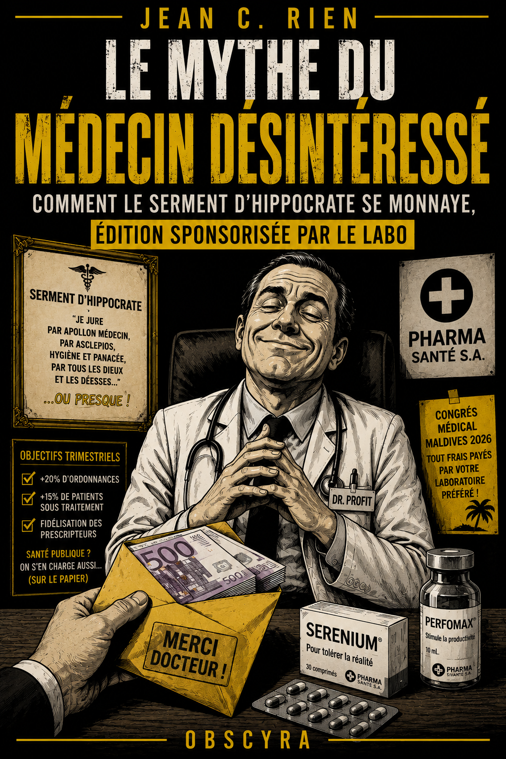 Couverture du livre Le mythe du médecin désintéressé