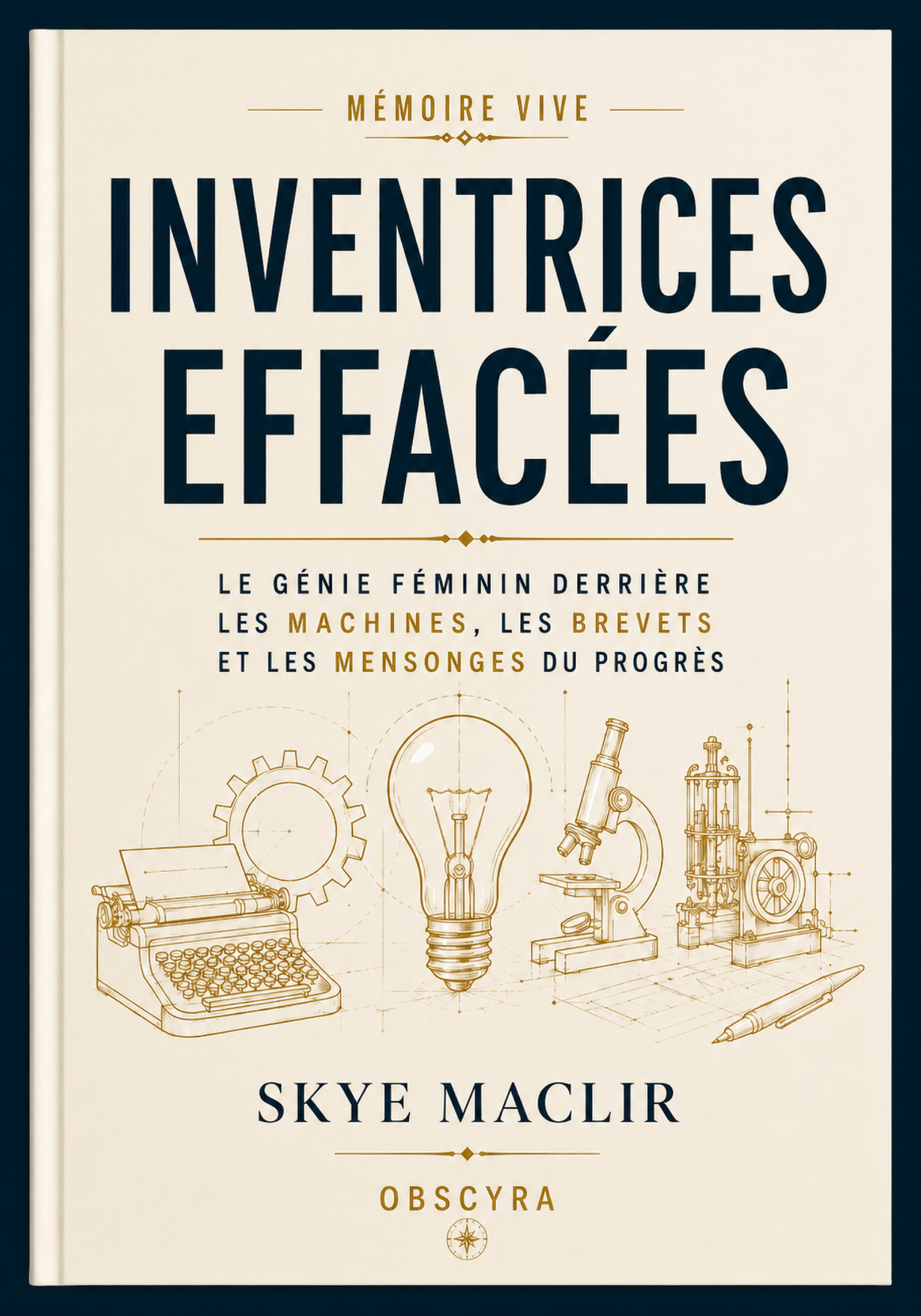 Couverture d’Inventrices effacées